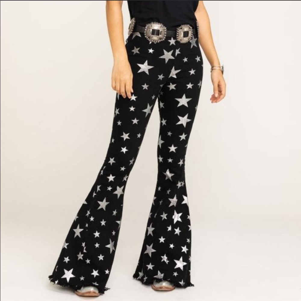 NWT Berkeley bells black silver stars